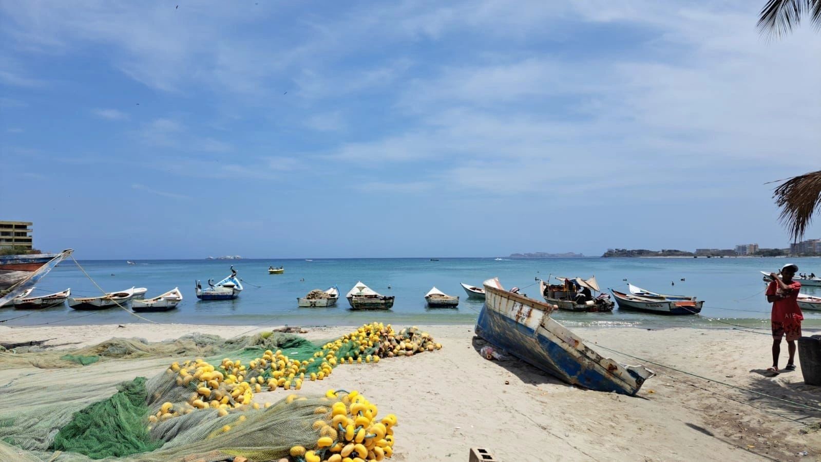 Artisanal fishing boats on Margarita Island